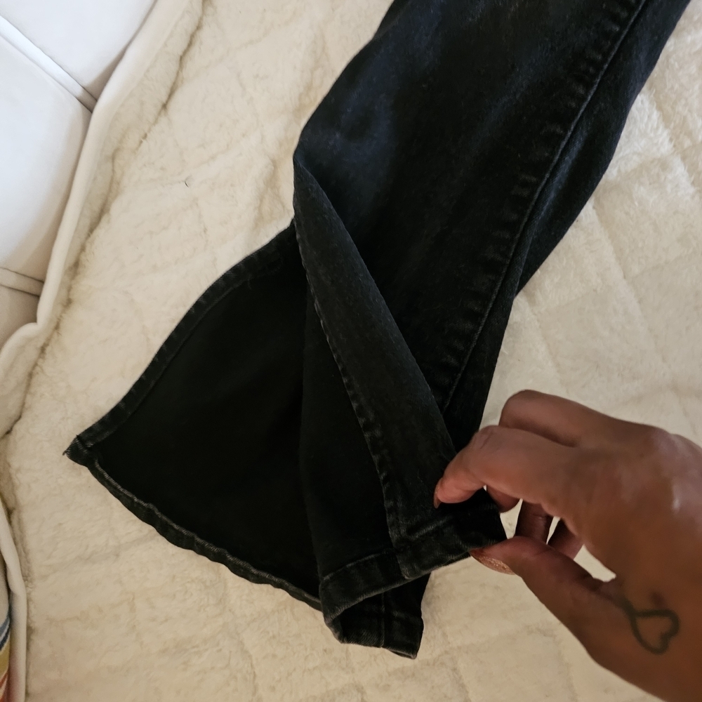 YMI Kids Black Flare Jeans - Picture 6 of 9
